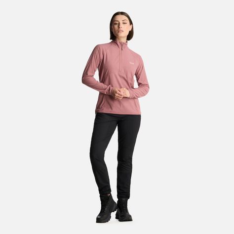 Polerón Mujer Jacaranda Nano-F 14 Zip Rosa Oscuro Lippi-4