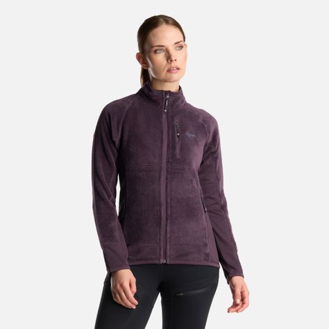 Chaqueta Mujer Numan Shaggy-Pro Jacket Morado Oscuro Lippi-1