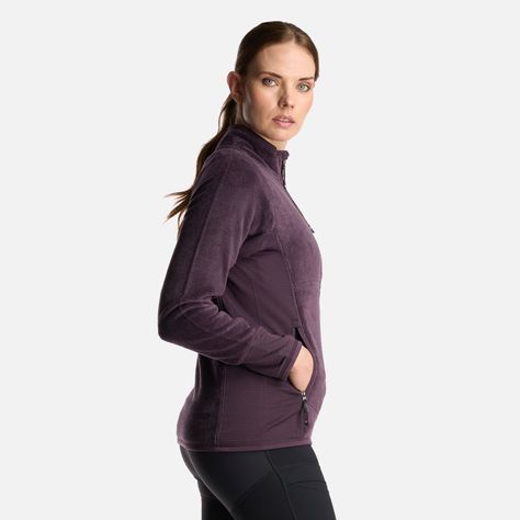 Chaqueta Mujer Numan Shaggy-Pro Jacket Morado Oscuro Lippi-3