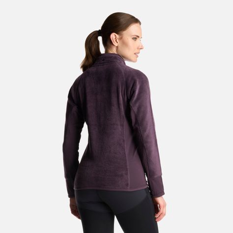Chaqueta Mujer Numan Shaggy-Pro Jacket Morado Oscuro Lippi-4