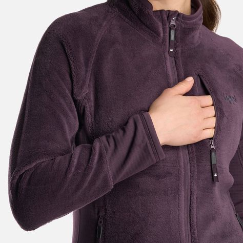 Chaqueta Mujer Numan Shaggy-Pro Jacket Morado Oscuro Lippi-5