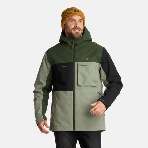 Chaqueta Hombre Citizen Warm B-Dry Jade Oscuro Lippi I25-0
