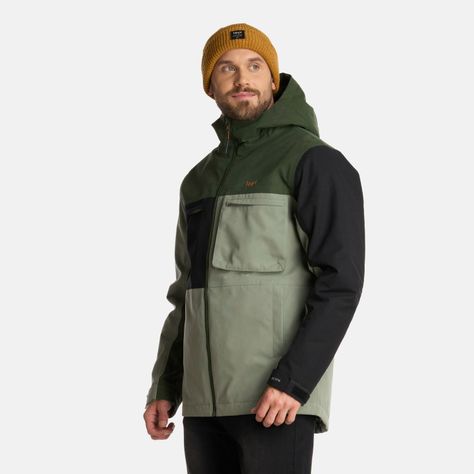Chaqueta Hombre Citizen Warm B-Dry Jade Oscuro Lippi I25-1