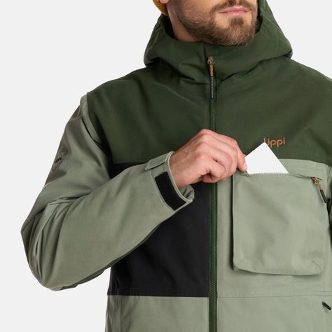 Chaqueta Hombre Citizen Warm B-Dry Jade Oscuro Lippi I25-4