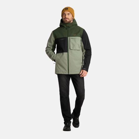 Chaqueta Hombre Citizen Warm B-Dry Jade Oscuro Lippi I25-6