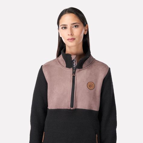 Poleron Mujer Emiliodon Negro Haka Honu V22-3