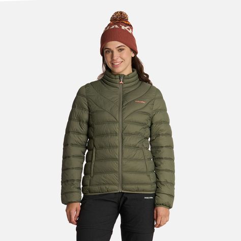 Chaqueta Mujer Ultraliviana Verde Oliva Haka Honu I25-0