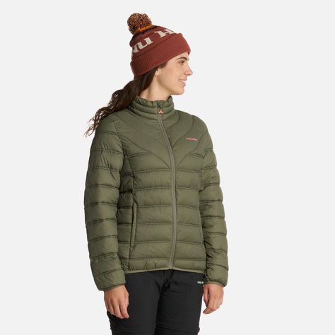 Chaqueta Mujer Ultraliviana Verde Oliva Haka Honu I25-1