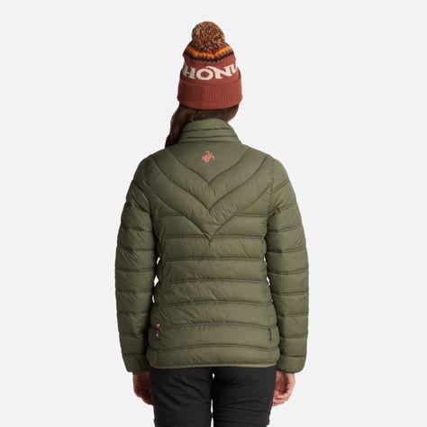 Chaqueta Mujer Ultraliviana Verde Oliva Haka Honu I25-2