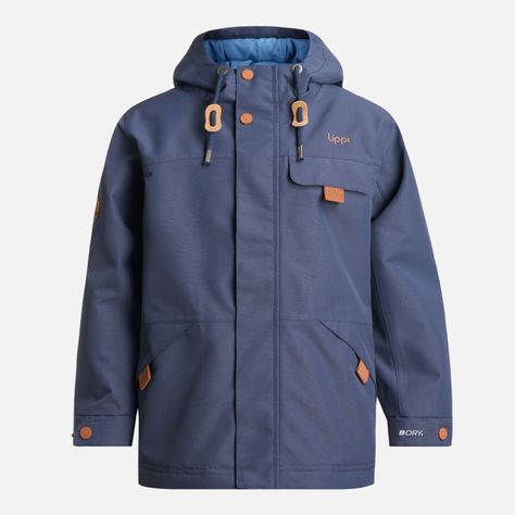 Chaqueta Niño Rainy B-Dry Hoody Jacket Azul Marino Lippi-0