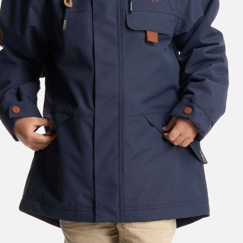 Chaqueta Niño Rainy B-Dry Hoody Jacket Azul Marino Lippi-5
