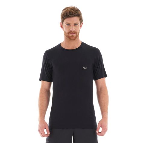 Polera Hombre Challenge Seamless T-Shirt Grafito Lippi-1