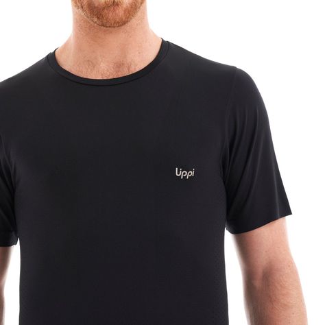 Polera Hombre Challenge Seamless T-Shirt Grafito Lippi-6