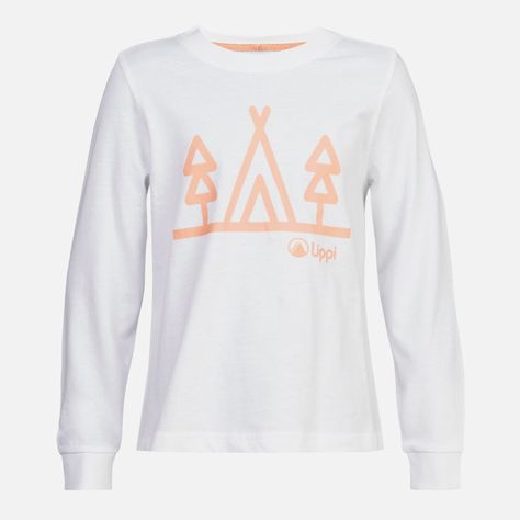 Polera Niña Logo Lippi Long Sleeve T-Shirt Blanco Lippi-0