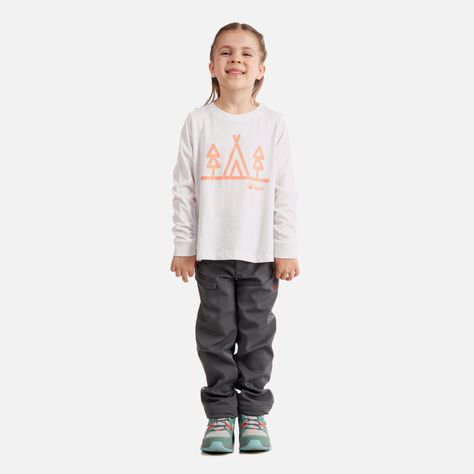 Polera Niña Logo Lippi Long Sleeve T-Shirt Blanco Lippi-5