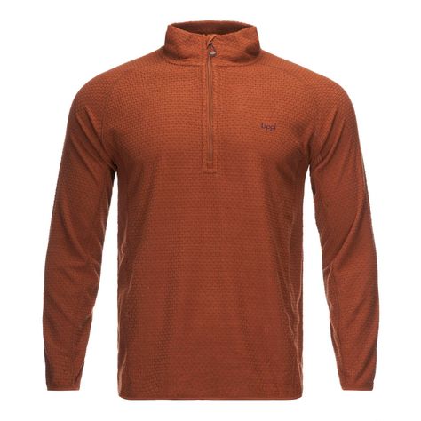 Poleron Hombre Jacaranda Nano-F 14 Zip Terracota Lippi V23-0