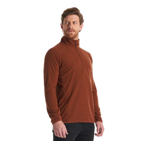 Poleron Hombre Jacaranda Nano-F 14 Zip Terracota Lippi V23-2