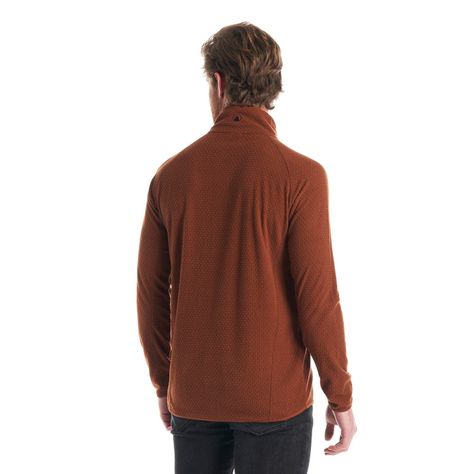 Poleron Hombre Jacaranda Nano-F 14 Zip Terracota Lippi V23-4