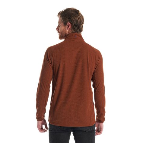 Poleron Hombre Jacaranda Nano-F 14 Zip Terracota Lippi V23-5