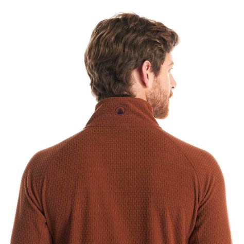 Poleron Hombre Jacaranda Nano-F 14 Zip Terracota Lippi V23-7
