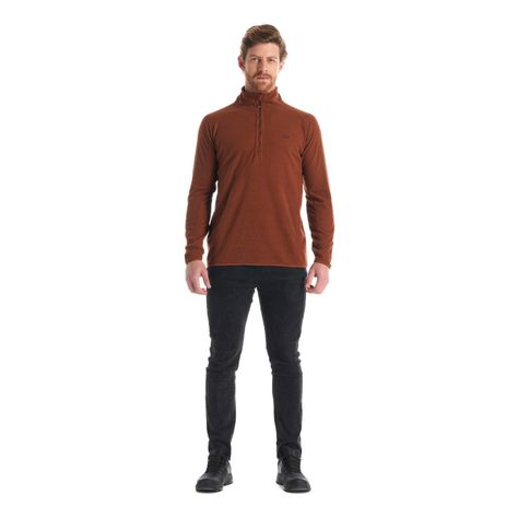 Poleron Hombre Jacaranda Nano-F 14 Zip Terracota Lippi V23-8