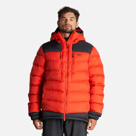 Chaqueta Hombre Annapurna Down Hoody Jacket Rojo Tomate Lippi I23-1