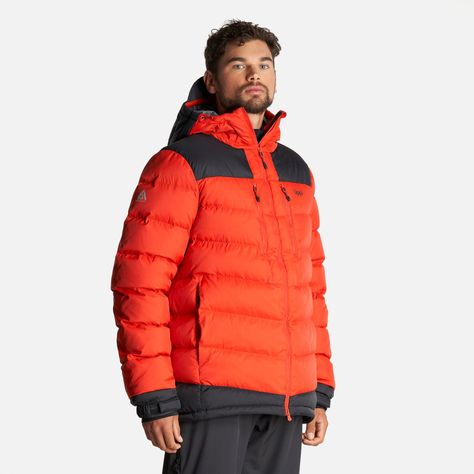 Chaqueta Hombre Annapurna Down Hoody Jacket Rojo Tomate Lippi I23-2
