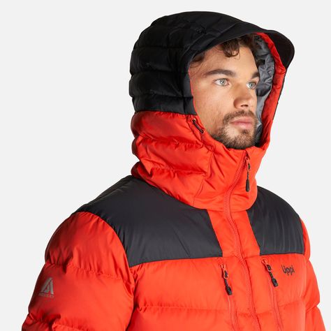 Chaqueta Hombre Annapurna Down Hoody Jacket Rojo Tomate Lippi I23-5