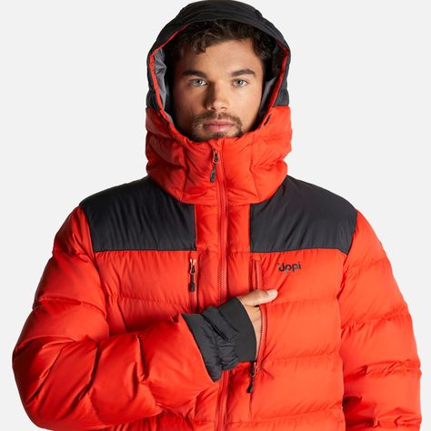 Chaqueta Hombre Annapurna Down Hoody Jacket Rojo Tomate Lippi I23-6