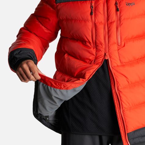Chaqueta Hombre Annapurna Down Hoody Jacket Rojo Tomate Lippi I23-8