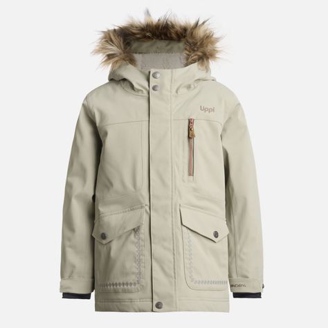 Chaqueta Niña Roble B-Dry Hoody Jacket Verde Grisaceo Lippi I24-0