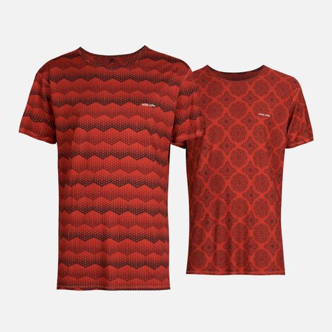 Polera Hombre Bi-Curioso Print Terracota Haka Honu V23-0