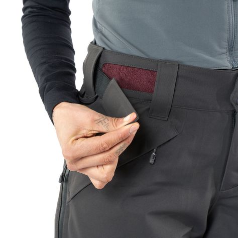 Pantalon Mujer Snow Raptor B-Dry Pants Negro Lippi-2