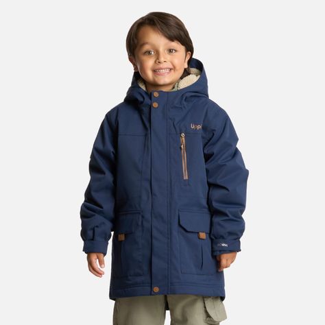 Chaqueta Niño Roble B-Dry Hoody Azul Marino Lippi I25-0