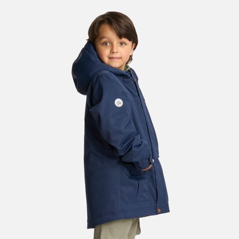 Chaqueta Niño Roble B-Dry Hoody Azul Marino Lippi I25-1