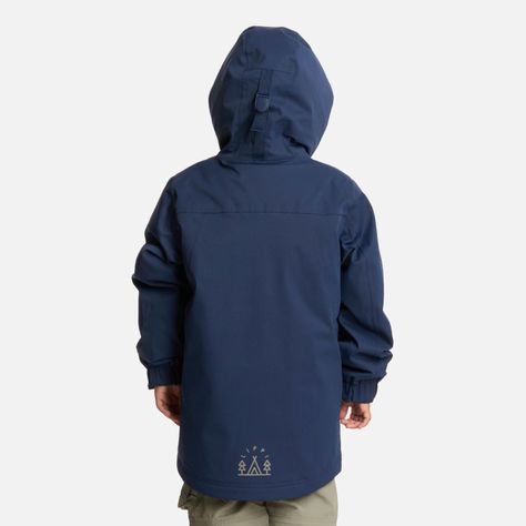 Chaqueta Niño Roble B-Dry Hoody Azul Marino Lippi I25-2