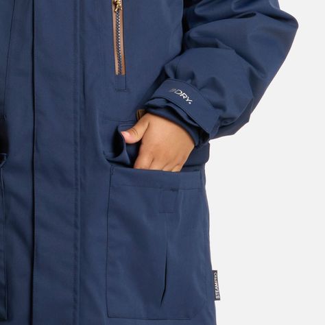 Chaqueta Niño Roble B-Dry Hoody Azul Marino Lippi I25-4