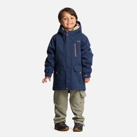 Chaqueta Niño Roble B-Dry Hoody Azul Marino Lippi I25-6