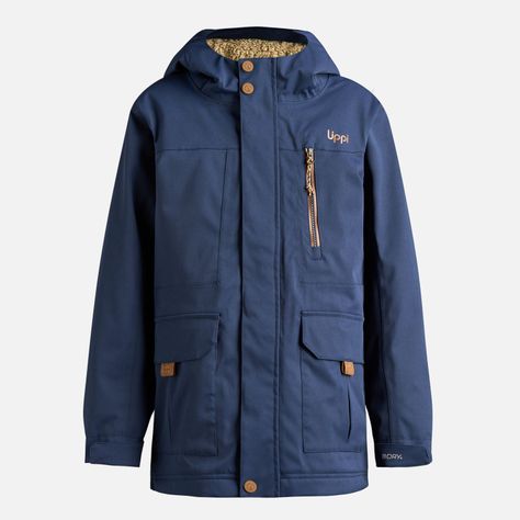 Chaqueta Niño Roble B-Dry Hoody Azul Marino Lippi I25-7