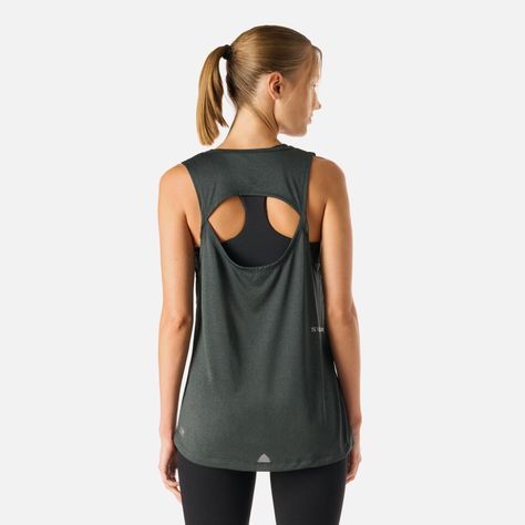 Polera Mujer Tempo Tank Top Melange Gris Vulcano-3