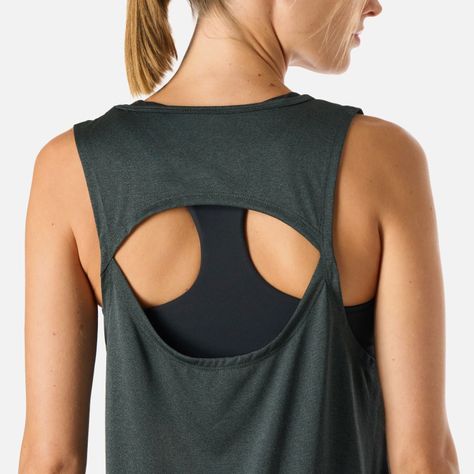 Polera Mujer Tempo Tank Top Melange Gris Vulcano-5