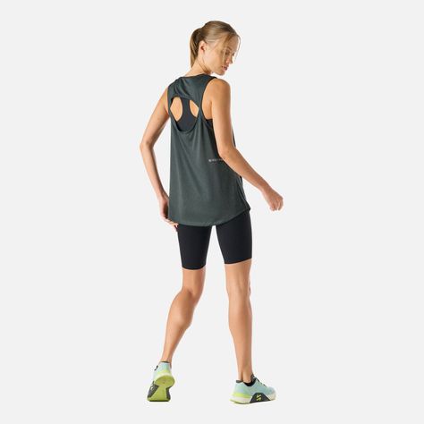 Polera Mujer Tempo Tank Top Melange Gris Vulcano-6