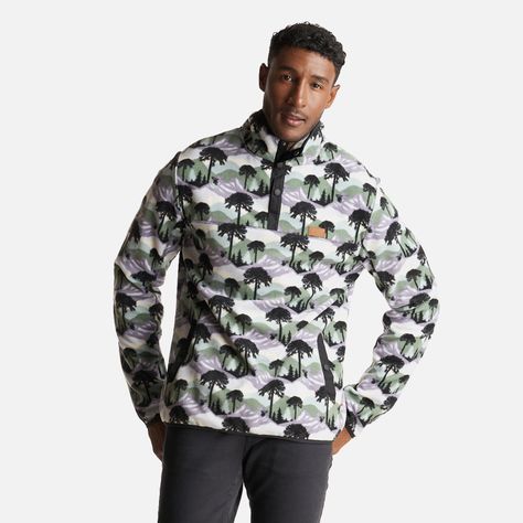 Poleron Hombre Tokerau Print Lila Haka Honu-1