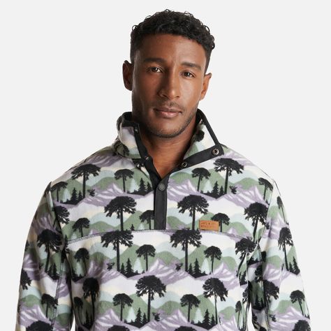 Poleron Hombre Tokerau Print Lila Haka Honu-4