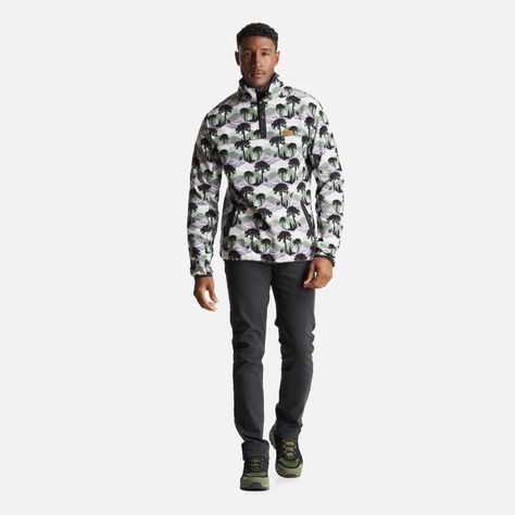 Poleron Hombre Tokerau Print Lila Haka Honu-6