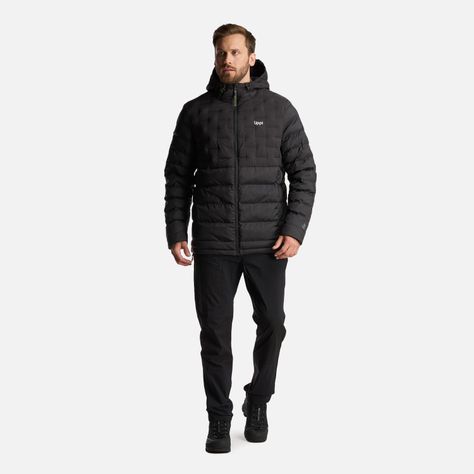 Chaqueta Hombre Bazpur EVO Down Hoody Jacket Negro Lippi-9