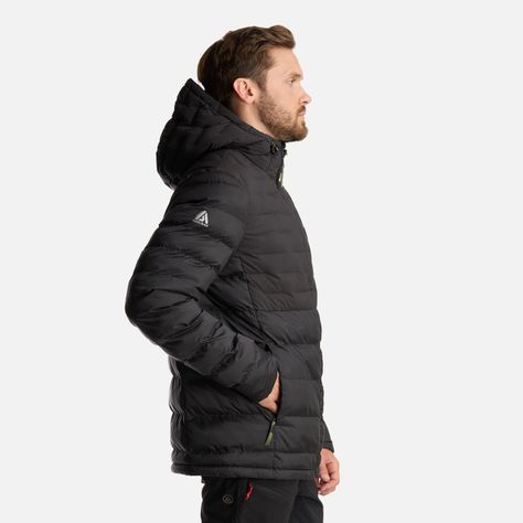 Chaqueta Hombre Bazpur EVO Down Hoody Jacket Negro Lippi-2