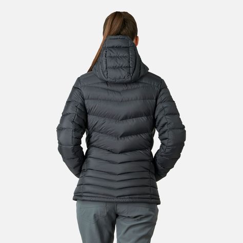 Chaqueta Mujer Bazpur Down Hoody Jacket Negro Lippi I23-2