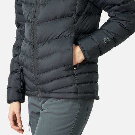 Chaqueta Mujer Bazpur Down Hoody Jacket Negro Lippi I23-5