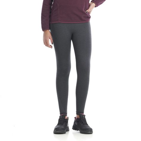 Calza Teen Girl In-Motion Seamless Leggings Melange Grafito Lippi-1